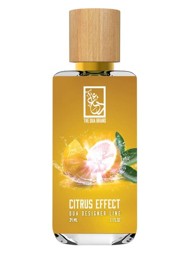 The Dua Brand Citrus Effect fragrance bottle