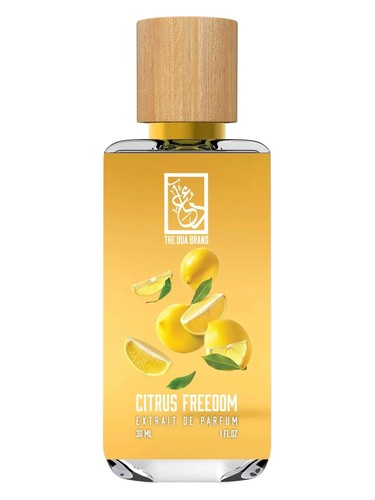 The Dua Brand Citrus Freedom fragrance bottle