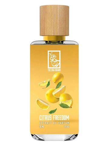 The Dua Brand Citrus Freedom fragrance bottle
