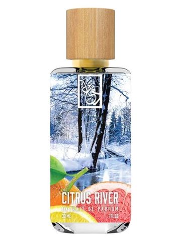 The Dua Brand Citrus River fragrance bottle