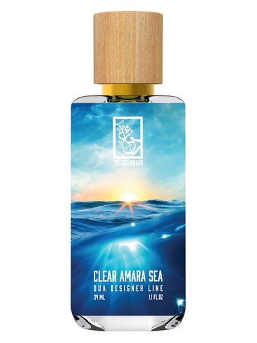 The Dua Brand Clear Amara Sea fragrance bottle