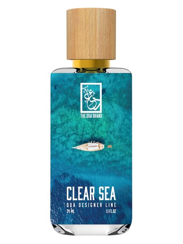 The Dua Brand Clear Sea fragrance bottle