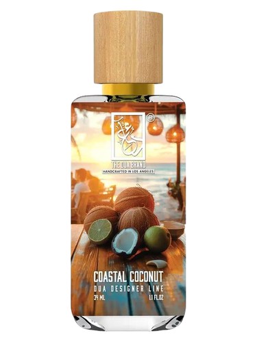 The Dua Brand Coastal Coconut fragrance bottle