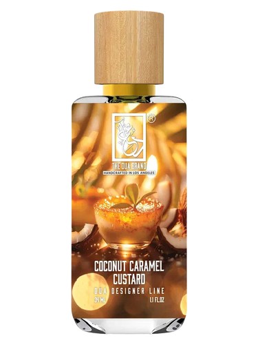 The Dua Brand Coconut Caramel Custard fragrance bottle