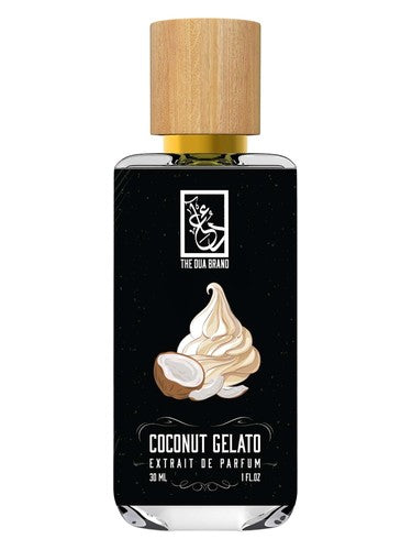 The Dua Brand Coconut Gelato fragrance bottle