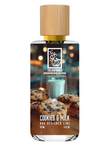The Dua Brand Cookies & Milk fragrance bottle