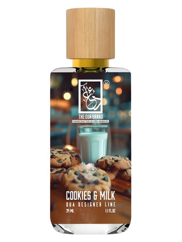 The Dua Brand Cookies & Milk fragrance bottle