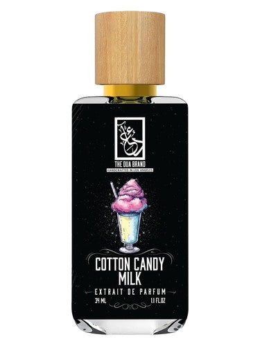 The Dua Brand Cotton Candy Milk fragrance bottle