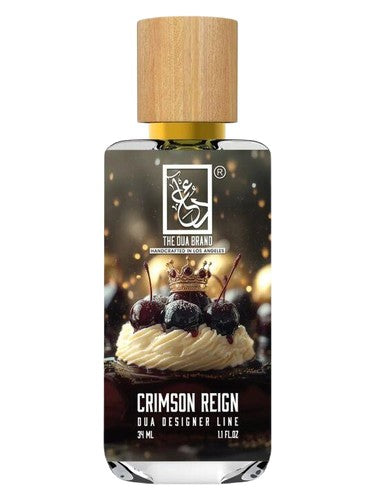 The Dua Brand Crimson Reign fragrance bottle