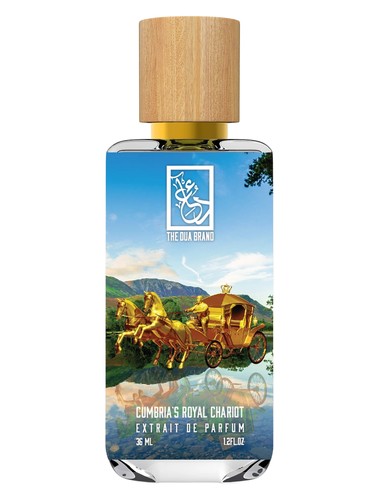 The Dua Brand Cumbria's Royal Chariot fragrance bottle
