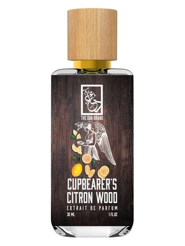 The Dua Brand Cupbearer’s Citron Wood fragrance bottle