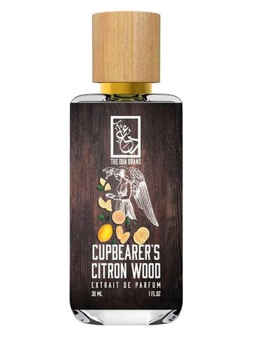 The Dua Brand Cupbearer’s Citron Wood fragrance bottle