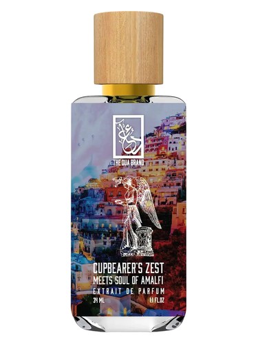 The Dua Brand Cupbearer's Zest Meets Soul Of Amalfi fragrance bottle
