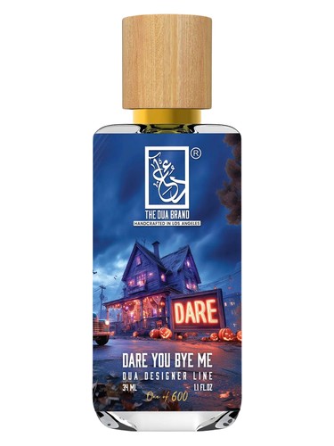 The Dua Brand Dare You Bye Me fragrance bottle
