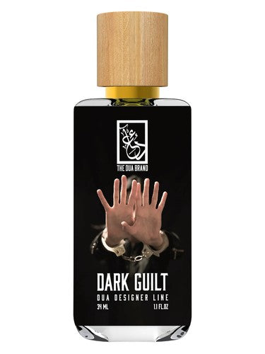 The Dua Brand Dark Guilt fragrance bottle