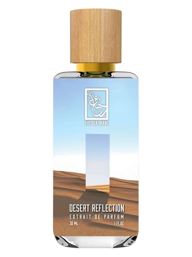 The Dua Brand Desert Reflection fragrance bottle