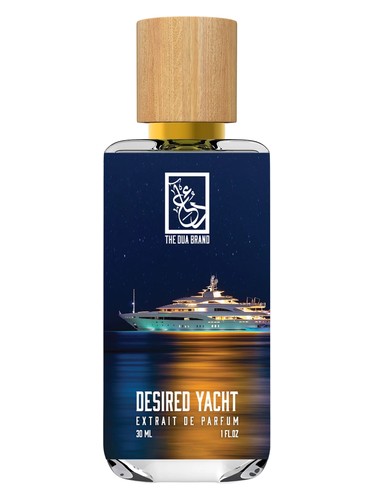 The Dua Brand Desired Yacht fragrance bottle