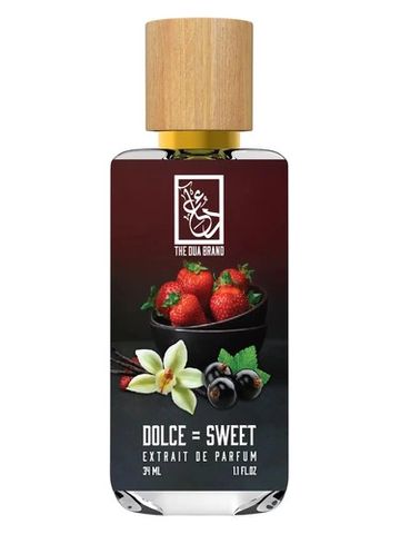 The Dua Brand Dolce = Sweet fragrance bottle