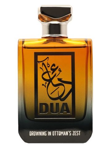 The Dua Brand Drowning In Ottoman's Zest fragrance bottle