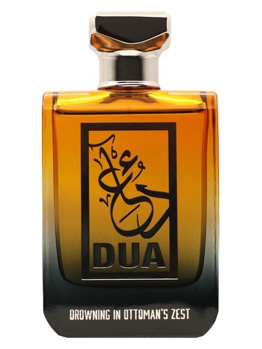 The Dua Brand Drowning In Ottoman's Zest fragrance bottle