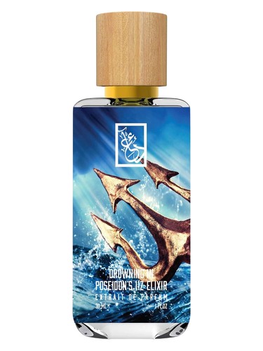 The Dua Brand Drowning In Poseidon's 11z Elixir fragrance bottle