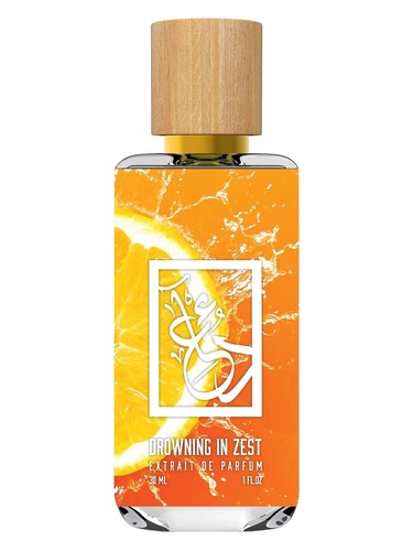 The Dua Brand Drowning in Zest fragrance bottle