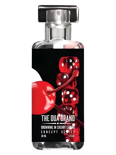 The Dua Brand Drowwing in Cherry Cassino fragrance bottle