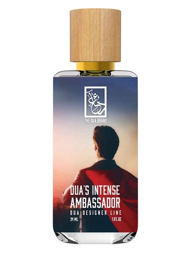 The Dua Brand Dua's Intense Ambassador fragrance bottle