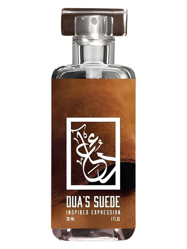 The Dua Brand Dua's Suede fragrance bottle