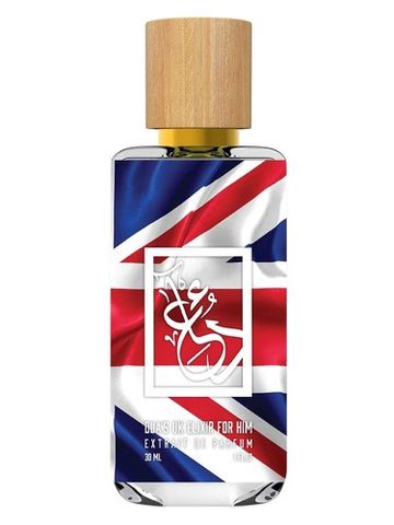 The Dua Brand Dua’s UK Elixir For Him fragrance bottle