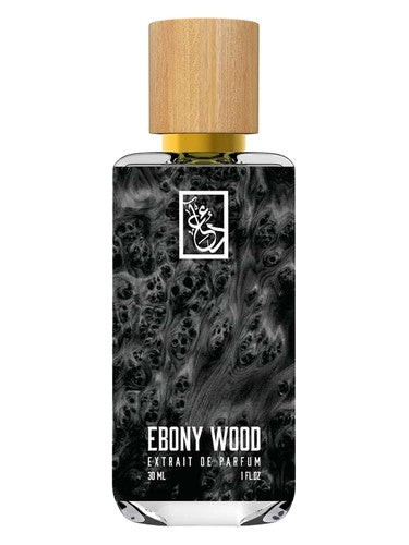 The Dua Brand Ebony Wood fragrance bottle