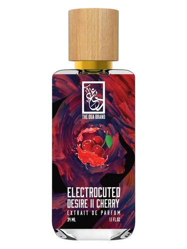 The Dua Brand Electrocuted Desire II: Cherry fragrance bottle