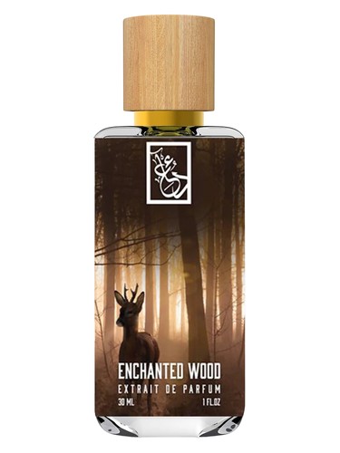 The Dua Brand Enchanted Wood fragrance bottle