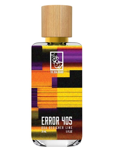 The Dua Brand Error 405 fragrance bottle