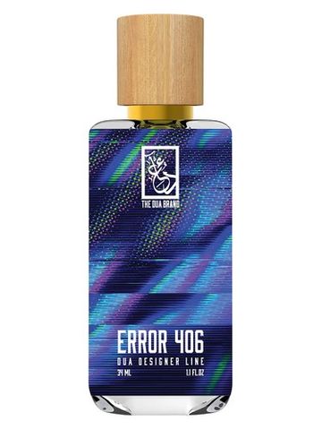 The Dua Brand Error 406 fragrance bottle