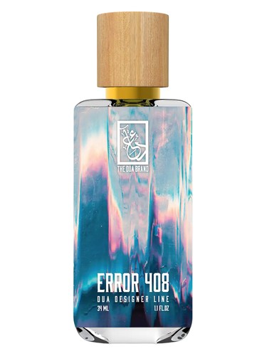 The Dua Brand Error 408 fragrance bottle