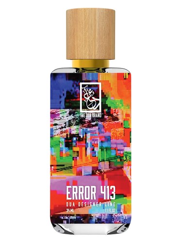 The Dua Brand Error 413 fragrance bottle
