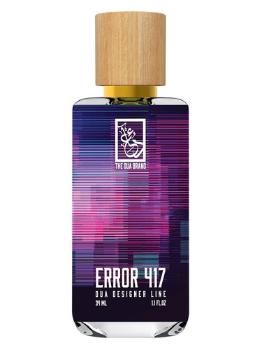 The Dua Brand Error 417 fragrance bottle