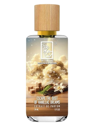 The Dua Brand Escape the Dust of Vanillac Dreams fragrance bottle