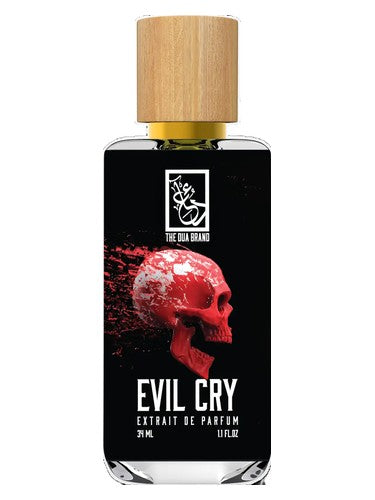 The Dua Brand Evil Cry fragrance bottle