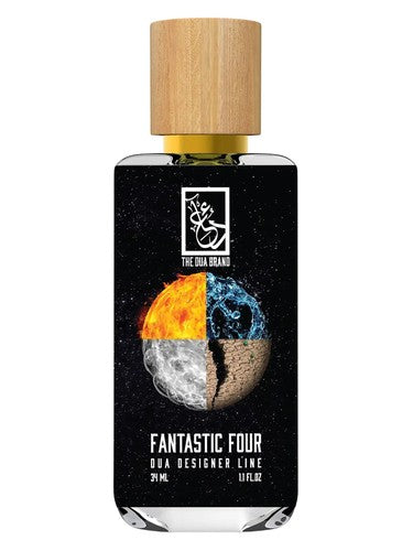 The Dua Brand Fantastic Four fragrance bottle