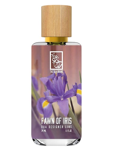 The Dua Brand Fawn of Iris fragrance bottle