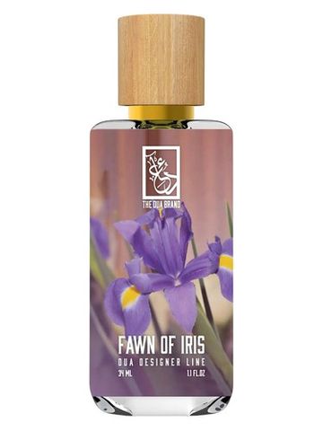 The Dua Brand Fawn of Iris fragrance bottle