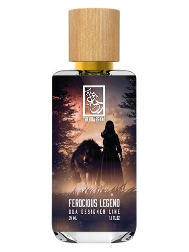 The Dua Brand Ferocious Legend fragrance bottle