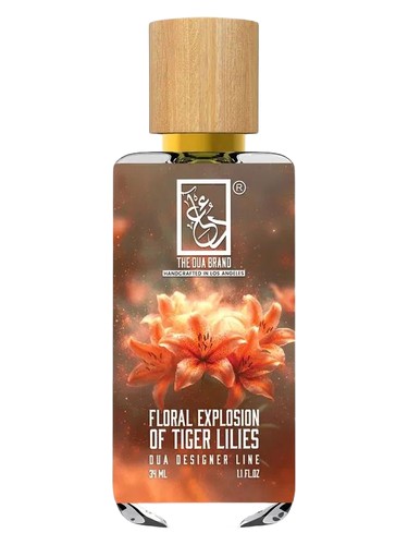 The Dua Brand Floral Explosion of Tiger Lilies fragrance bottle