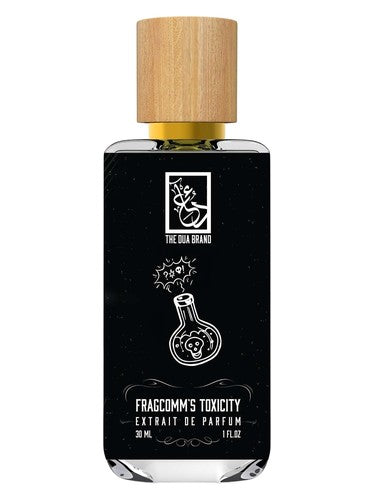 The Dua Brand Fragcomm's Toxicity fragrance bottle