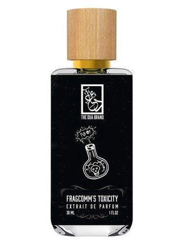 The Dua Brand Fragcomm's Toxicity fragrance bottle
