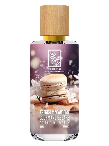The Dua Brand French Macaroons Gourmand Escape fragrance bottle