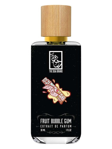 The Dua Brand Fruit Bubble Gum fragrance bottle