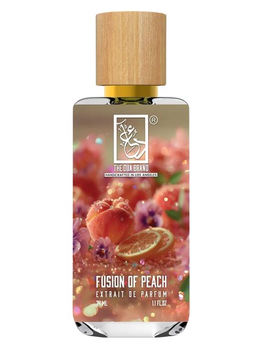 The Dua Brand Fusion Of Peach fragrance bottle